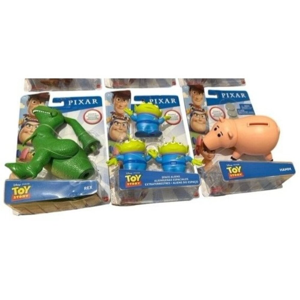 Disney Pixar Vintage Toy Story Action Figure Set‎ Woody Buzz and more NEW in Box - Picture 14 of 16